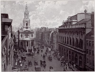 The Strand, with St. Mary's Church, looking east